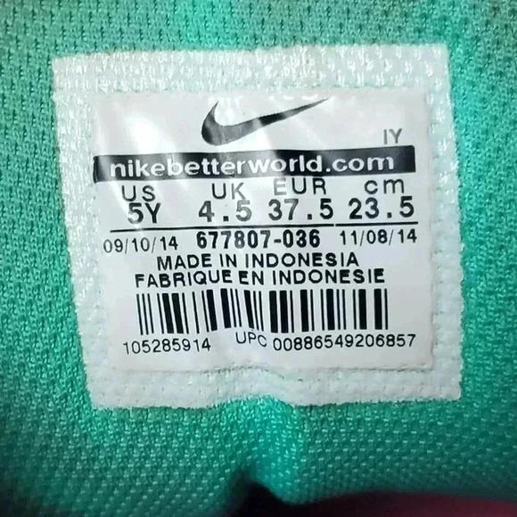 Nike ‘Court Invader’ High Top Basketball Sneakers - 5Y - Picture 9 of 9